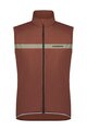 SHIMANO Kerékpáros mellény - EVOLVE WIND INSULATED - barna