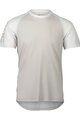 POC Rövid ujjú kerékpáros mez - MTB PURE TEE - szürke/fehér