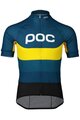 POC Rövid ujjú kerékpáros mez - ESSENTIAL ROAD LOGO - sárga/kék