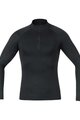 GORE Hosszú ujjú kerékpáros póló - M BL THERMO TURTLENECK - fekete