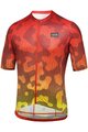 GORE Rövid ujjú kerékpáros mez - RAIN CAMO - narancssárga/sárga