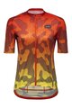 GORE Rövid ujjú kerékpáros mez - RAIN CAMO WMN - narancssárga/sárga