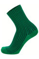 SANTINI Klasszikus kerékpáros zokni - SFERA - zöld/fekete
