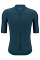 SANTINI Rövid ujjú kerékpáros mez - SENSATION - kék
