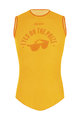 SANTINI Ujjatlan kerékpáros póló - UCI EYES - narancssárga
