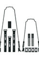 SKS pótalkatrész - VELOFLEX 65 U-STAY KIT - fekete
