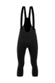 SANTINI 3/4-es kerékpáros nadrág kantárral - KICK OFF - fekete