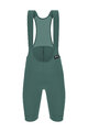 SANTINI Rövid kerékpáros nadrág kantárral - RTR - világoszöld