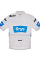 SANTINI Rövid ujjú kerékpáros mez - TDF BEST YOUNG RIDER - fehér