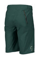 SCOTT Rövid kerékpáros nadrág kantár nélkül - ENDURANCE LS/FIT W/PAD - zöld