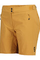 SCOTT Rövid kerékpáros nadrág kantár nélkül - ENDURANCE LS/FIT W/PAD W - bézs