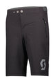 SCOTT Rövid kerékpáros nadrág kantár nélkül - TRAIL 10 LS/FIT W/PAD JR - fekete