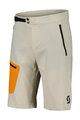 SCOTT Rövid kerékpáros nadrág kantár nélkül - EXPLORAIR LIGHT - szürke/narancssárga