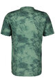 SCOTT Rövid ujjú kerékpáros póló - DRI TIE DYE - zöld