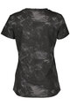 SCOTT Rövid ujjú kerékpáros póló - DRI TIE DYE W - fekete