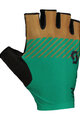 SCOTT Kerékpáros kesztyű rövid ujjal - RC TEAM SF - barna/zöld/fekete