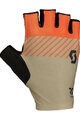 SCOTT Kerékpáros kesztyű rövid ujjal - RC TEAM SF - piros/bézs/fekete