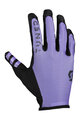 SCOTT Kerékpáros kesztyű hosszú ujjal - TRACTION LF - lila/fekete