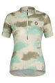 SCOTT Rövid ujjú kerékpáros mez - ENDURANCE 10 W - fehér/zöld