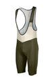 SCOTT Rövid kerékpáros nadrág kantárral - BIB RC TEAM ++ - zöld/szürke