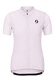 SCOTT Rövid ujjú kerékpáros mez - ENDURANCE W - rózsaszín/fehér