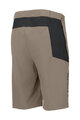 SCOTT Rövid kerékpáros nadrág kantár nélkül - VERTIC LT W/PAD - bézs/fekete