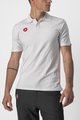 CASTELLI Rövid ujjú kerékpáros póló - RACE DAY POLO - fehér