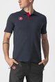 CASTELLI Rövid ujjú kerékpáros póló - RACE DAY POLO - fekete