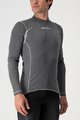 CASTELLI Hosszú ujjú kerékpáros póló - FLANDERS WARM - szürke