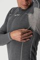 CASTELLI Hosszú ujjú kerékpáros póló - FLANDERS WARM - szürke