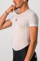 CASTELLI Rövid ujjú kerékpáros póló - PRO ISSUE - fehér
