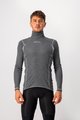 CASTELLI Hosszú ujjú kerékpáros póló - FLANDERS WARM NECK - szürke