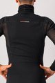 CASTELLI Hosszú ujjú kerékpáros póló - FLANDERS WARM NECK - fekete