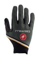 CASTELLI Kerékpáros kesztyű hosszú ujjal - CW 6.1 CROSS - zöld