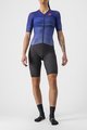 CASTELLI Kerékpáros overall - PR W SPEED - kék/lila