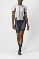 CASTELLI Kerékpáros overall - FREE SANREMO 2 W - fehér/fekete