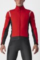 CASTELLI Kerékpáros dzseki béléssel - ALPHA ROS 2 - piros