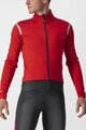 CASTELLI Kerékpáros dzseki béléssel - ALPHA ROS 2 LIGHT - piros