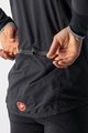 CASTELLI Kerékpáros vízálló esőkabát - GAVIA - fekete