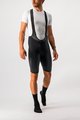 CASTELLI Rövid kerékpáros nadrág kantárral - NANO FLEX PRO RACE - fekete