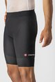 CASTELLI Rövid kerékpáros nadrág kantár nélkül - ENDURANCE 3 - fekete