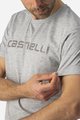 CASTELLI Rövid ujjú kerékpáros póló - SPRINTER - szürke