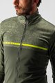 CASTELLI Kerékpáros dzseki béléssel - FINESTRE - sárga/zöld
