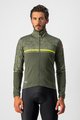 CASTELLI Kerékpáros dzseki béléssel - FINESTRE - sárga/zöld