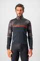 CASTELLI Kerékpáros dzseki béléssel - FINESTRE - fekete/piros