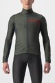 CASTELLI Kerékpáros szélálló dzseki - SQUADRA STRETCH - zöld