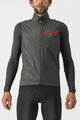 CASTELLI Kerékpáros szélálló dzseki - SQUADRA STRETCH - zöld