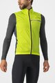 CASTELLI Kerékpáros szélálló dzseki - SQUADRA STRETCH - világoszöld