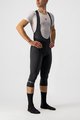 CASTELLI Hosszú kerékpáros nadrág kantárral - ENTRATA THERMAL - fekete
