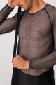 CASTELLI Hosszú ujjú kerékpáros póló - MIRACOLO WOOL - szürke